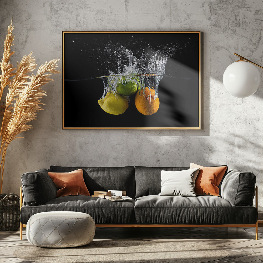 Citrus splash | Canvas