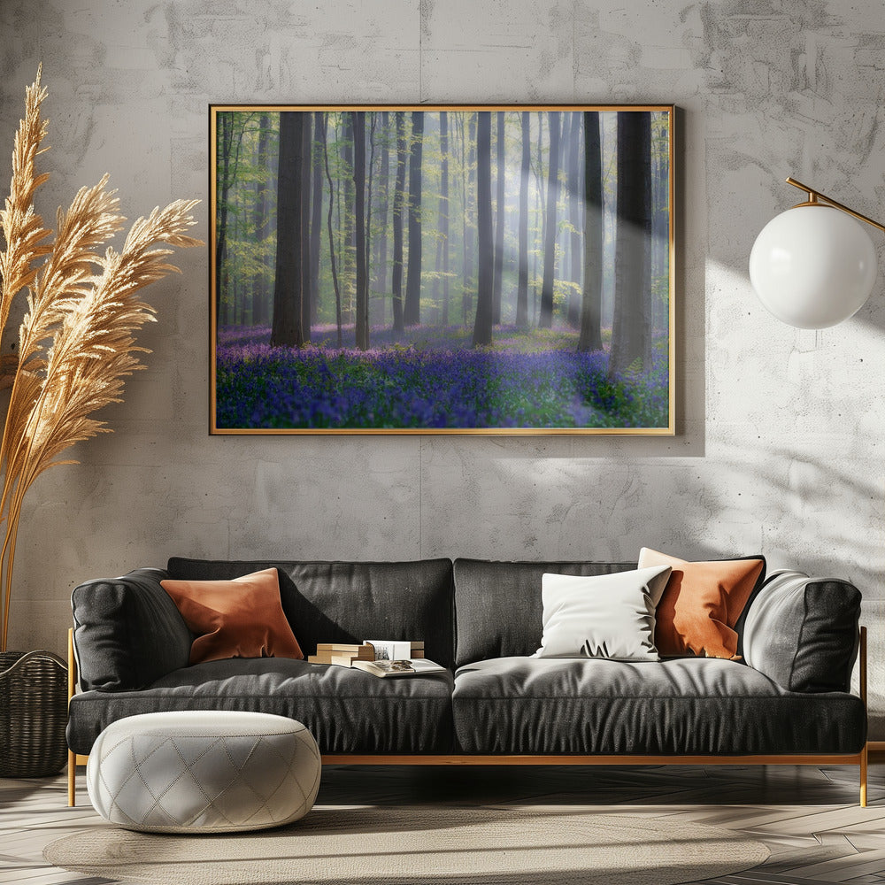 Blauwe klokjes | Canvas