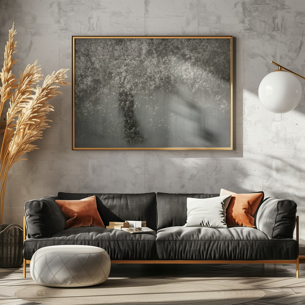 Witte bloesem | Canvas