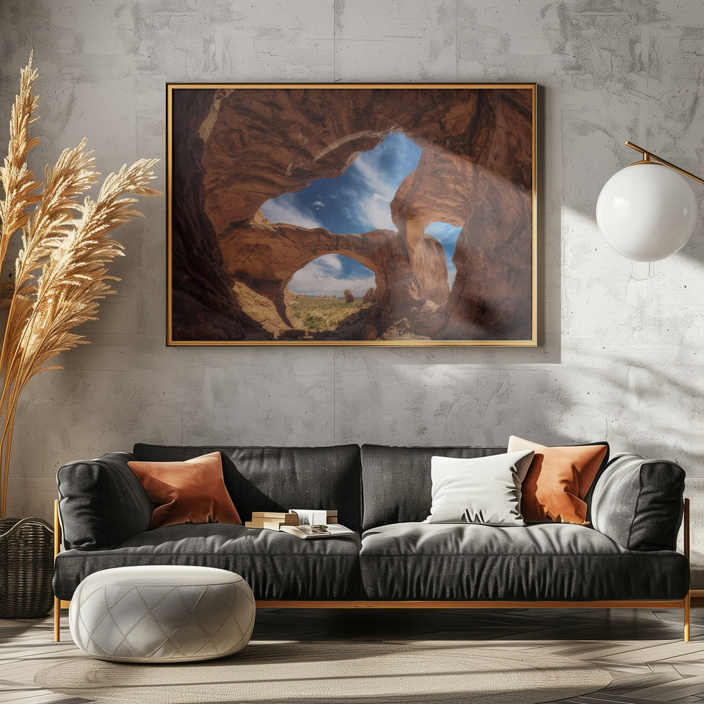 Dubbele boog. | Canvas