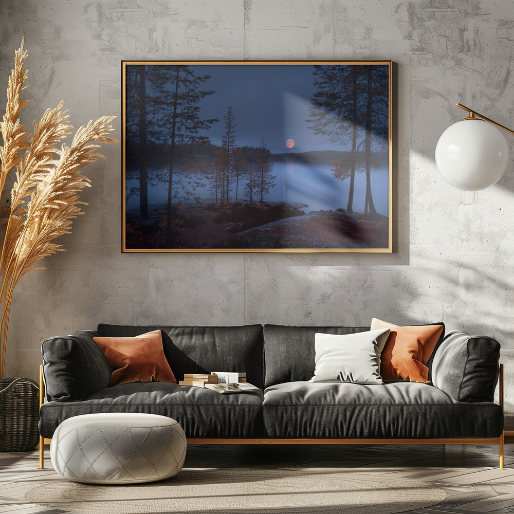 Rode Maan | Canvas
