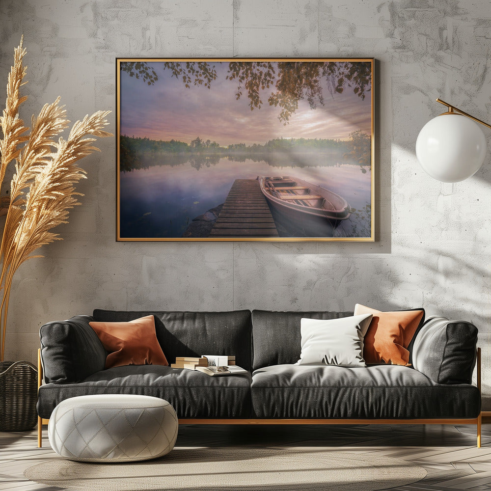 Kleurrijk meer | Canvas