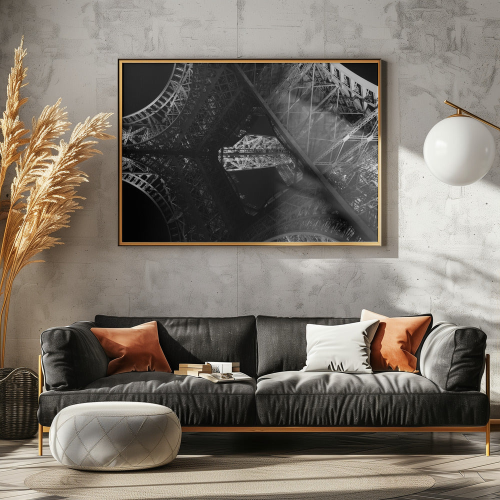 Eiffel. Een perspectief | Canvas