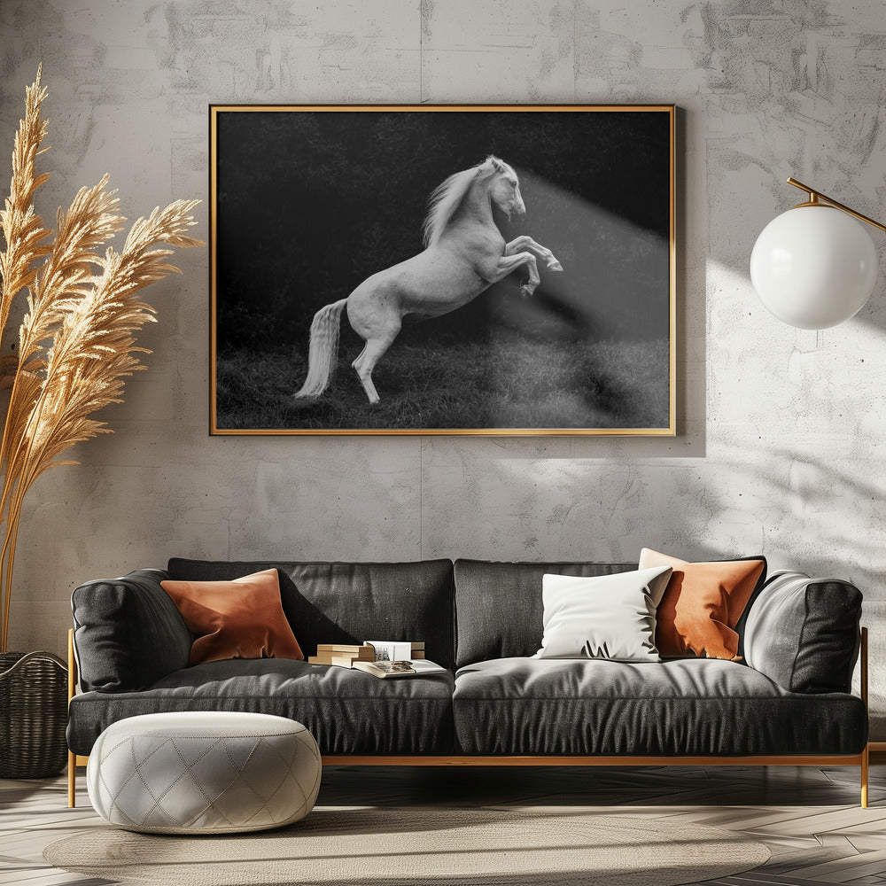 een kort verhaal over een grassprietje in een hoef | Canvas