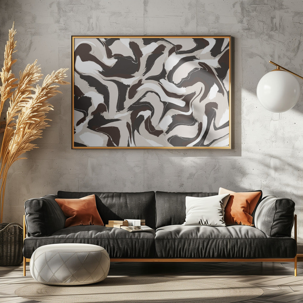Wervelende aardtinten | Canvas