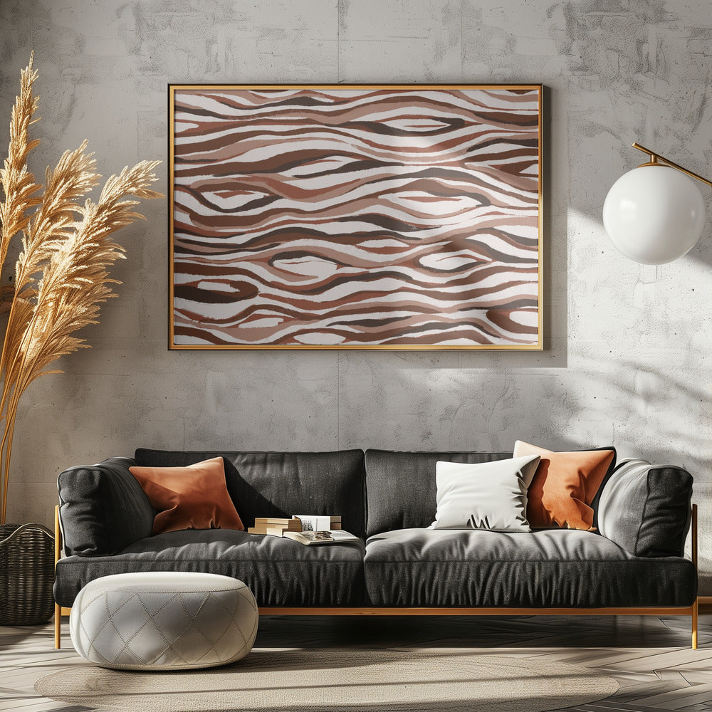 Aardse golven | Canvas