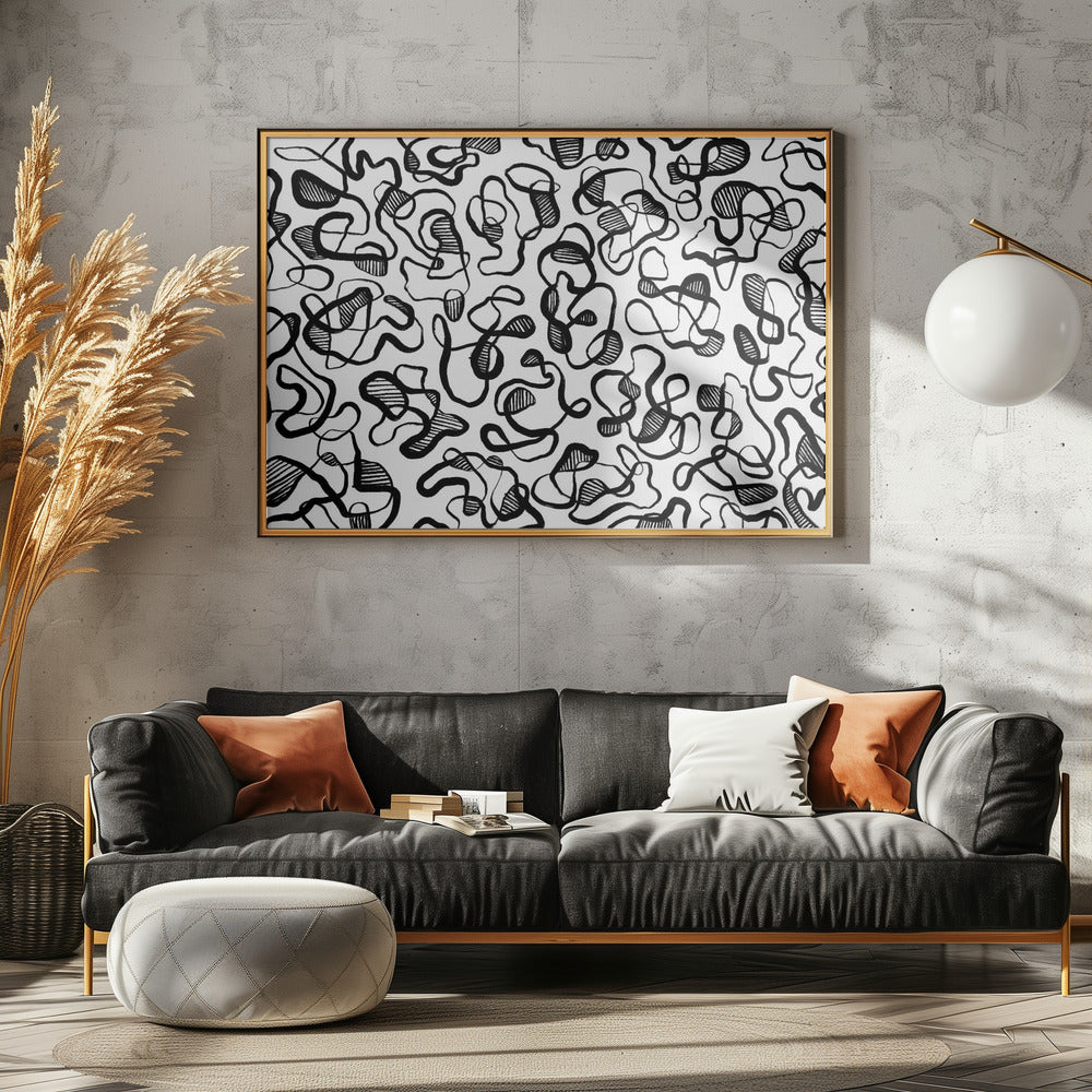 Chaotische wervelwinden | Canvas