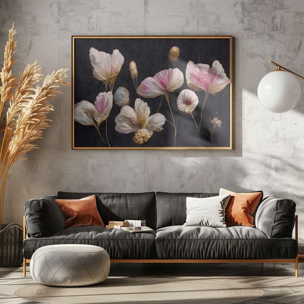 Bloemblaadjesfluisteringen | Canvas