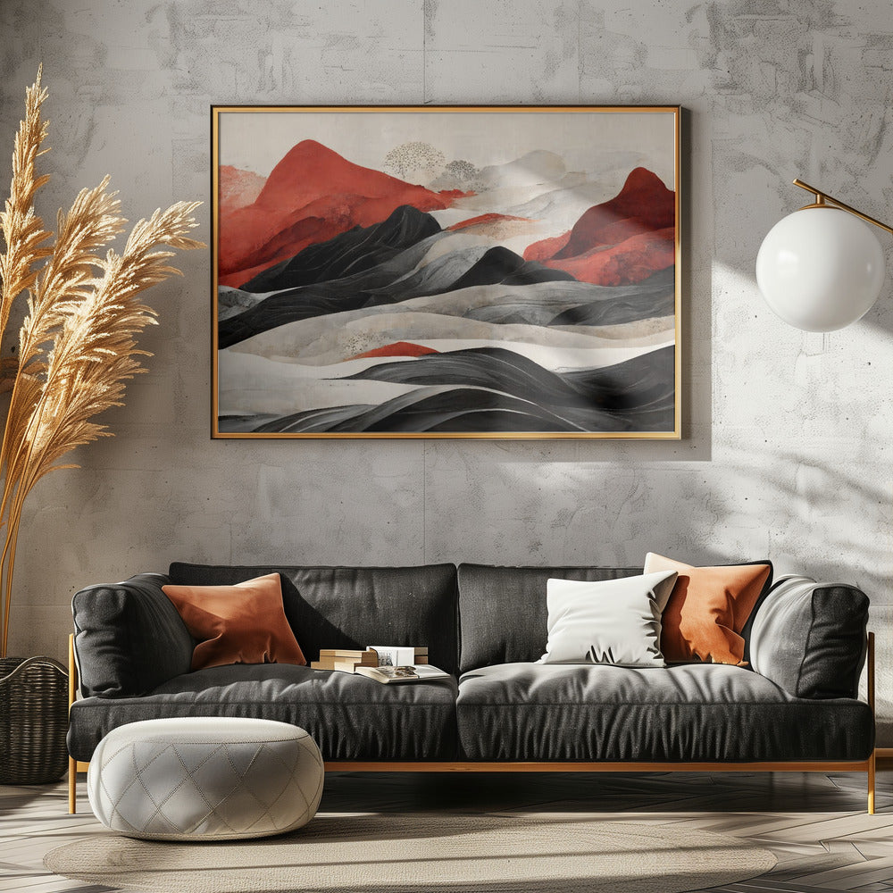 Crimson Peaks | Canvas