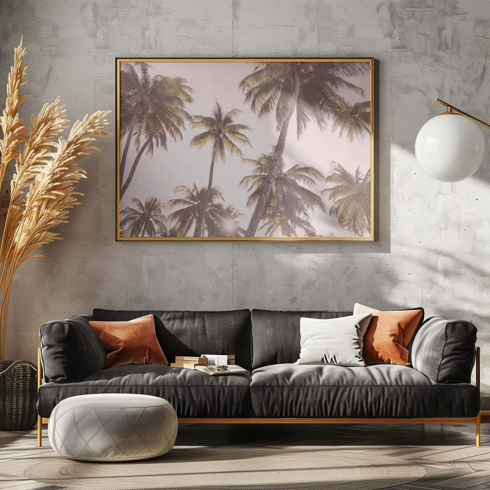 Blozende palmbomen | Poster