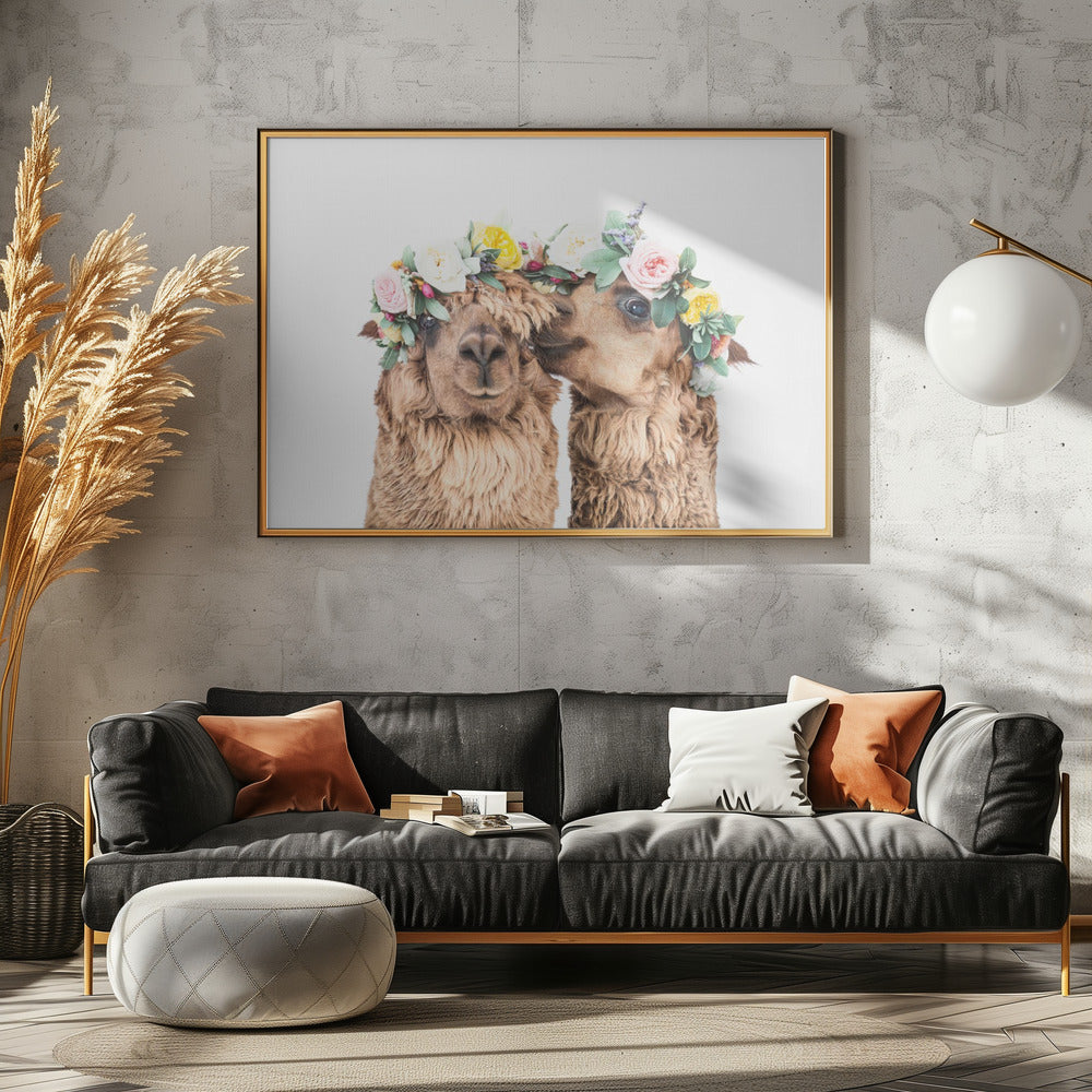 Boho Alpaca's | Canvas