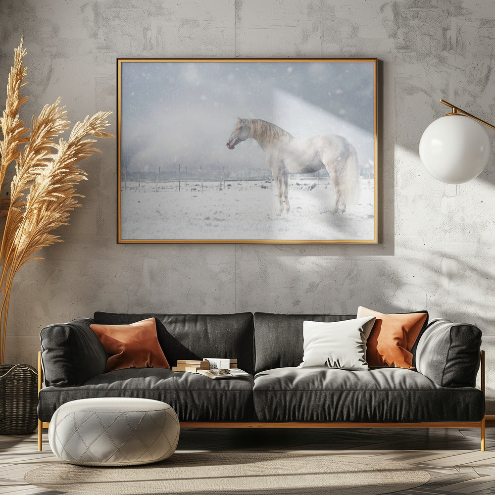 Laat het sneeuwen... | Canvas