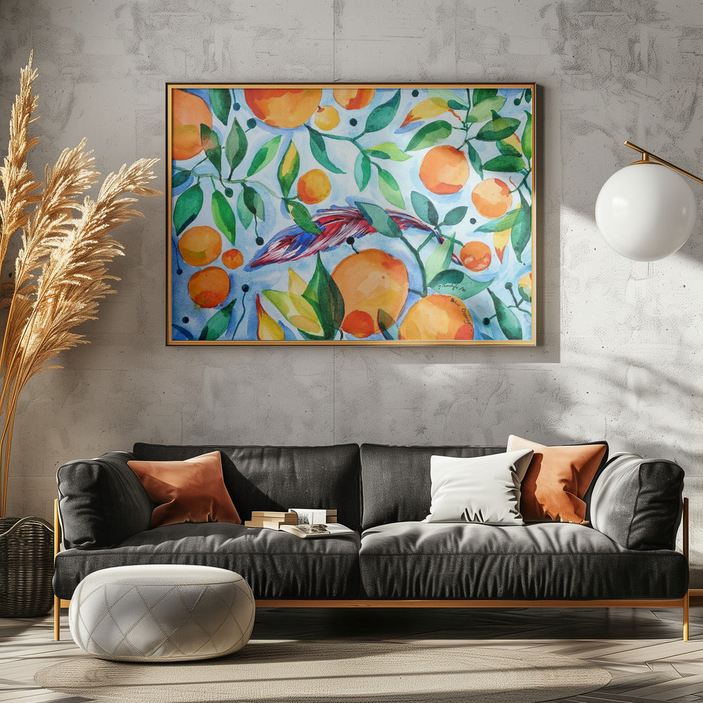 Oranje Blauw | Canvas