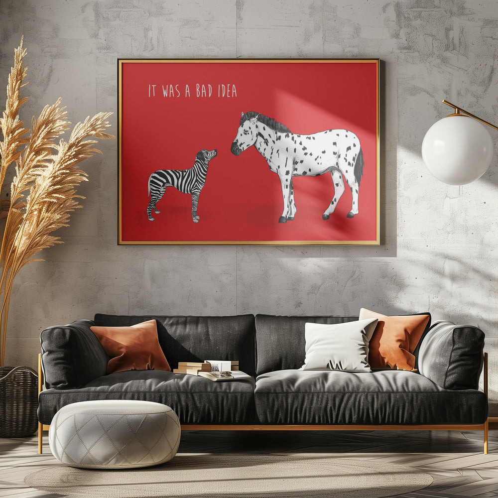 Slecht idee | Canvas