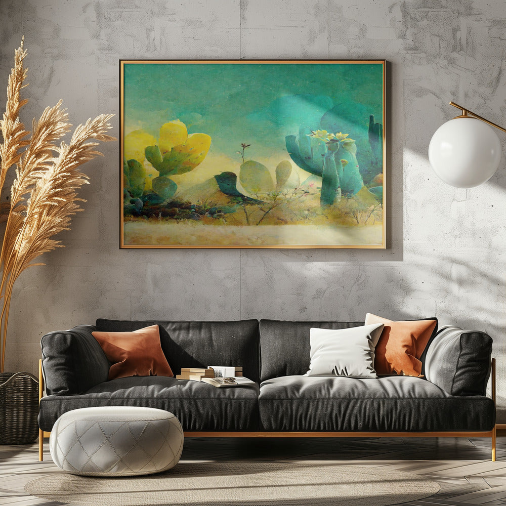 Woestijn Bloomscape | Canvas
