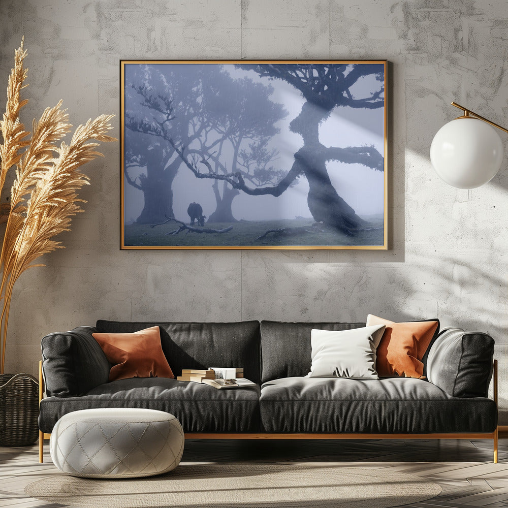 Blauwe Ent | Canvas