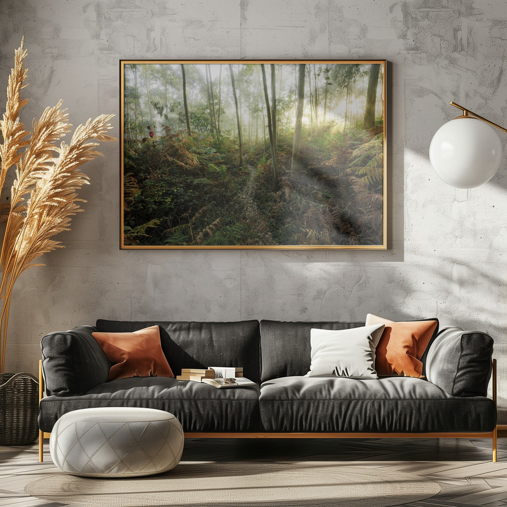 Mistige bossen II | Poster