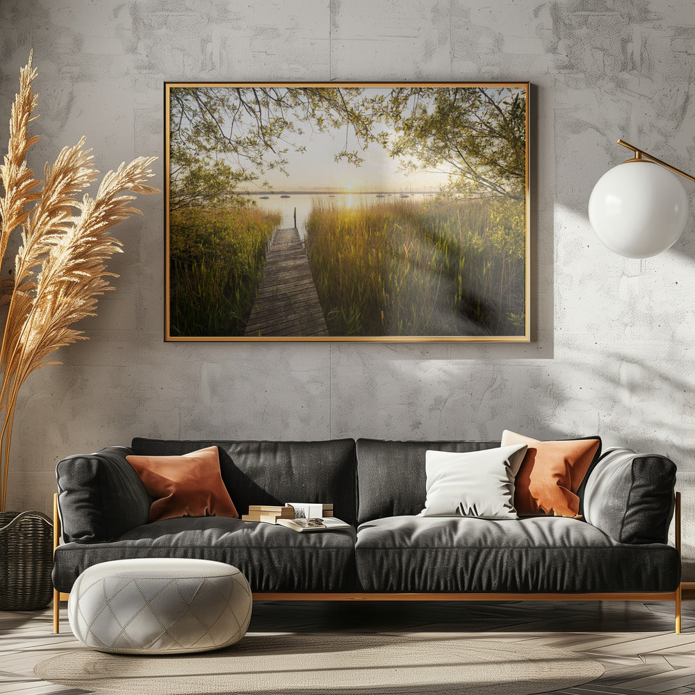 Golden Jetty | Canvas