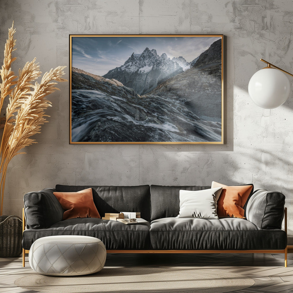Monochrome berg | Poster