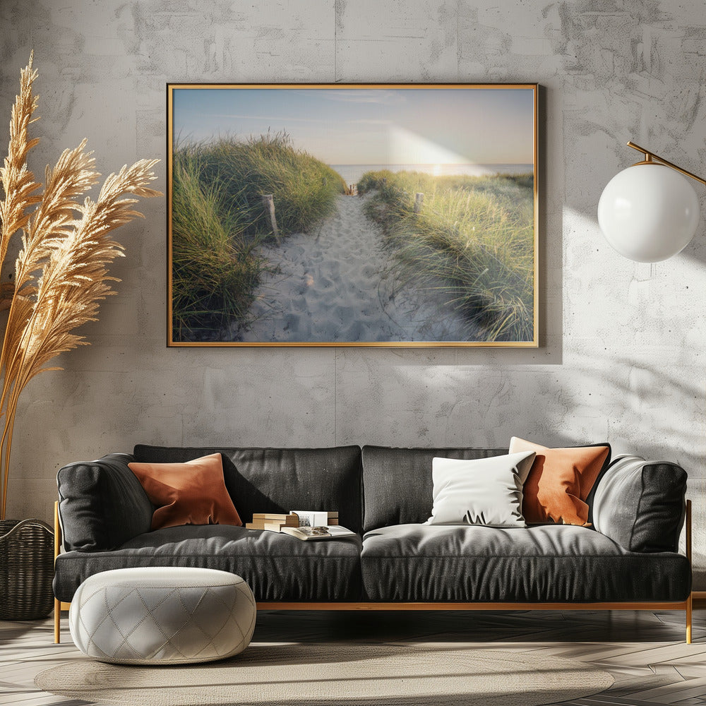Naar het strand | Poster
