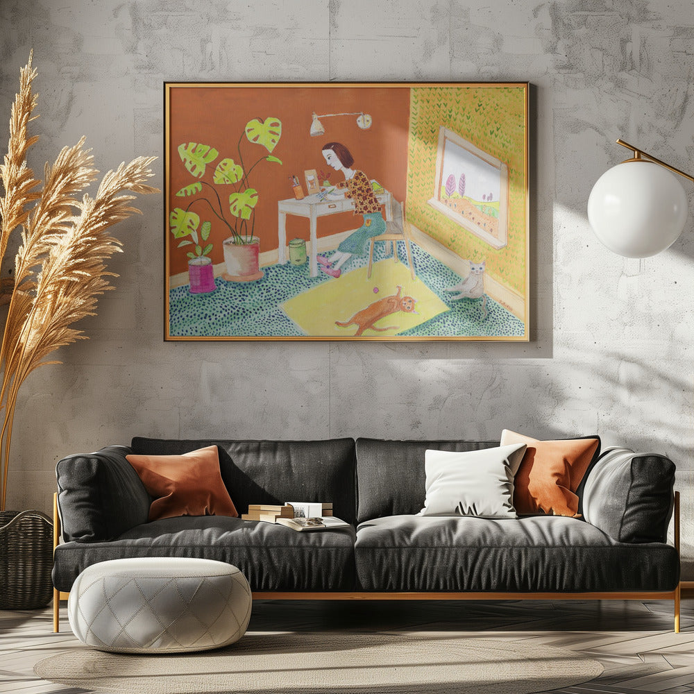 Leven met katten | Poster