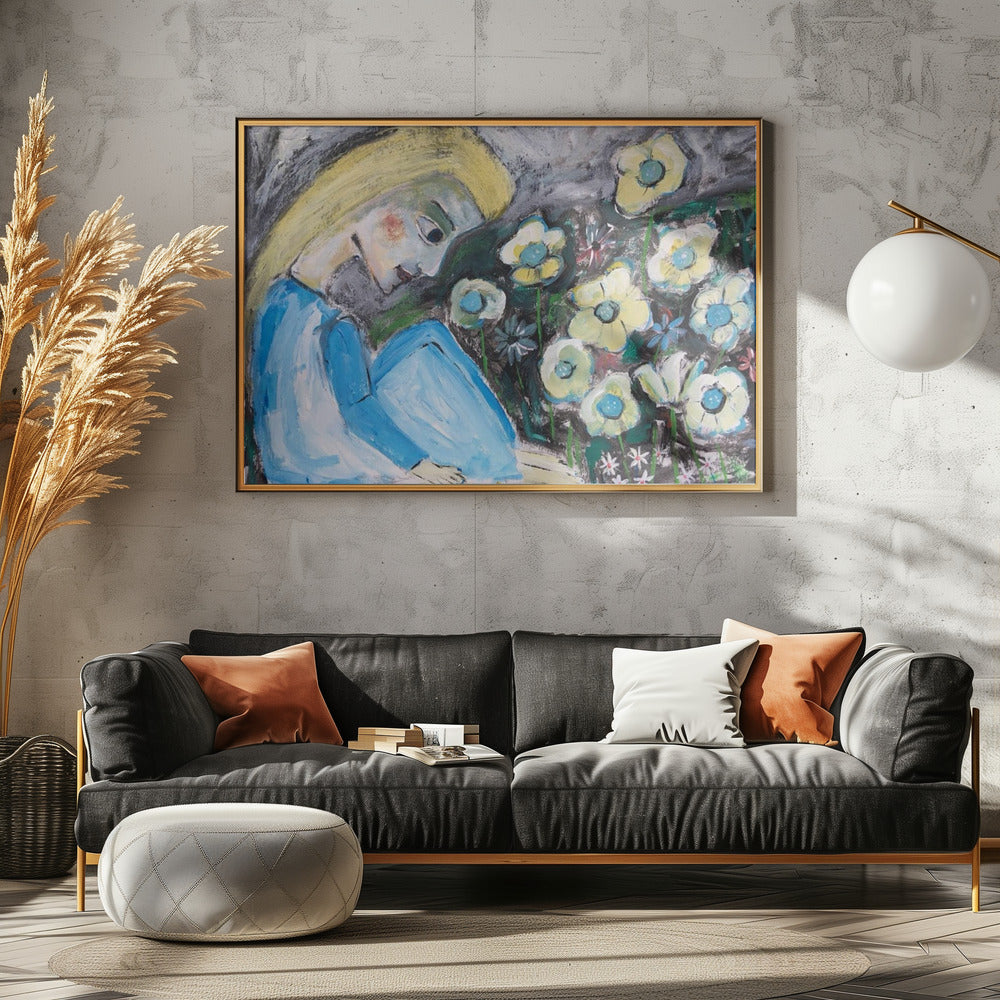 In de tuin | Poster