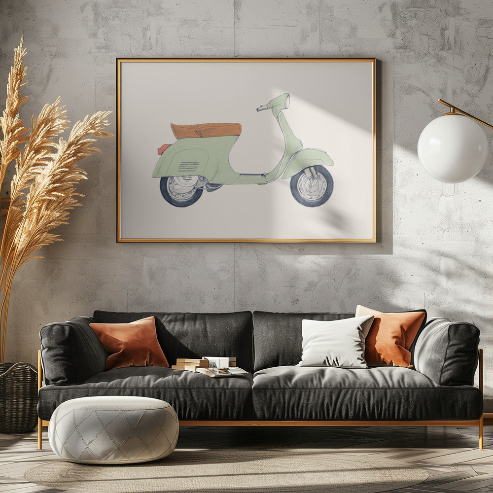 Vespa Print | Canvas