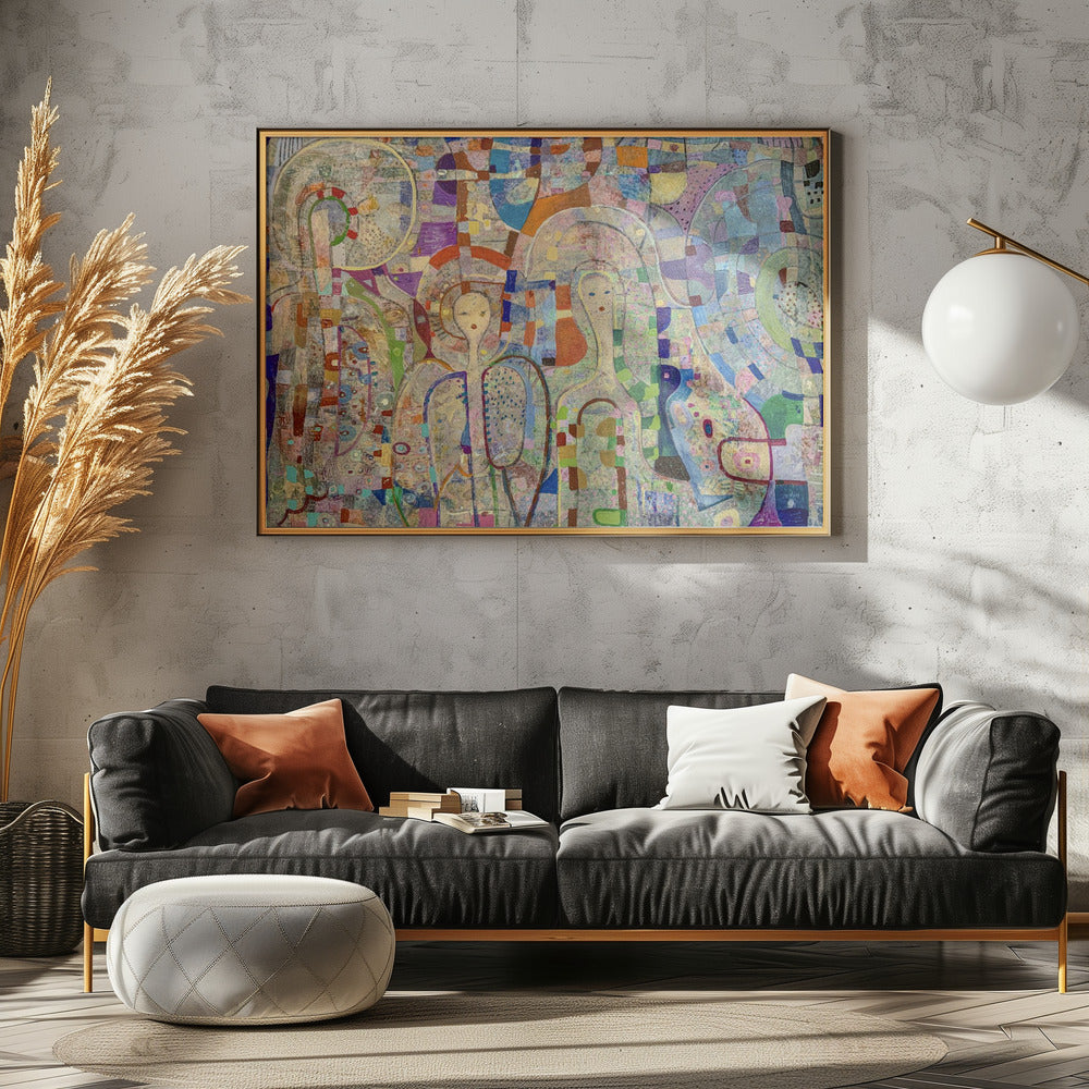 Engelen onder ons 24x30 2020 | Canvas