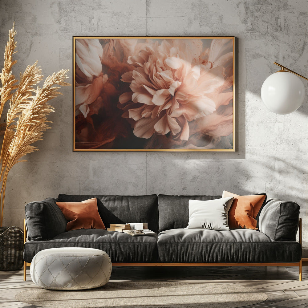Bloemblaadjes in beweging | Canvas