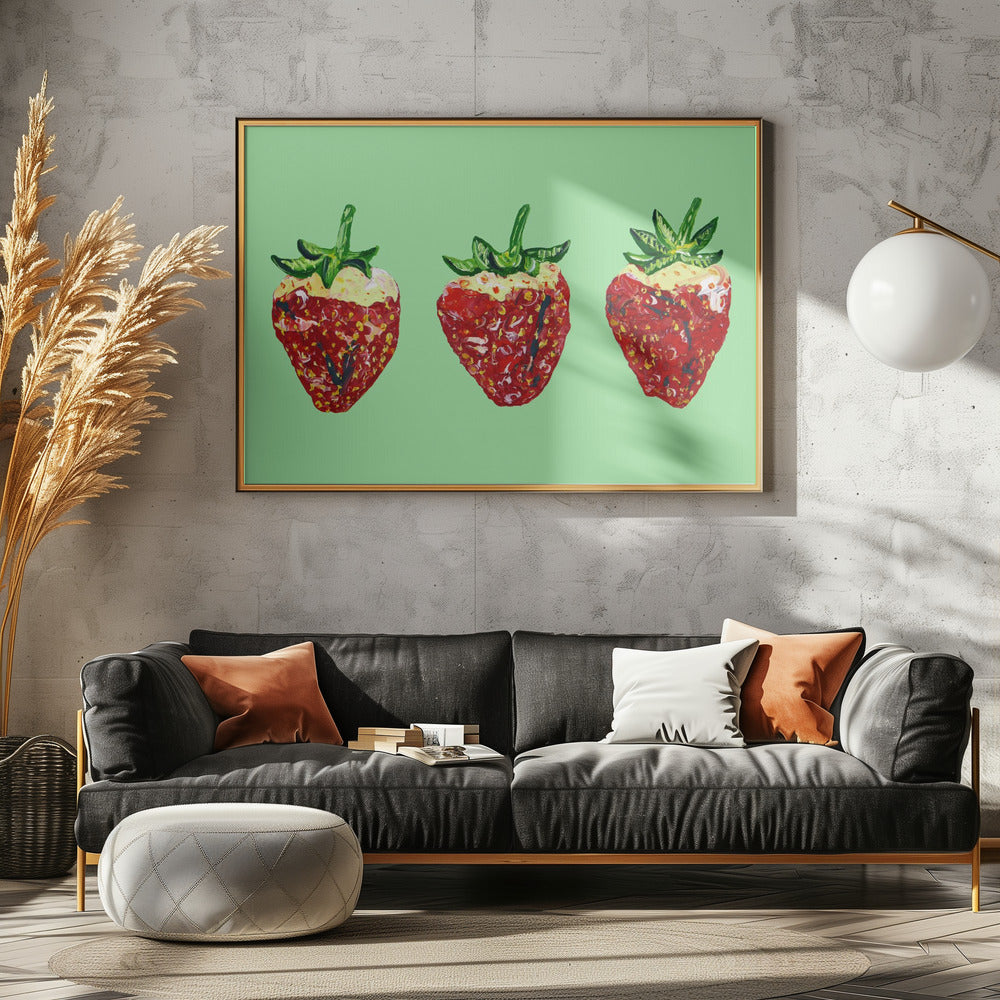 Aardbeien | Canvas