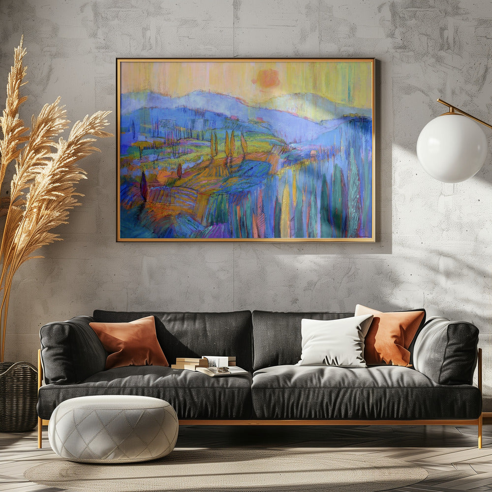 Droomlandschap Zonsopgang | Poster