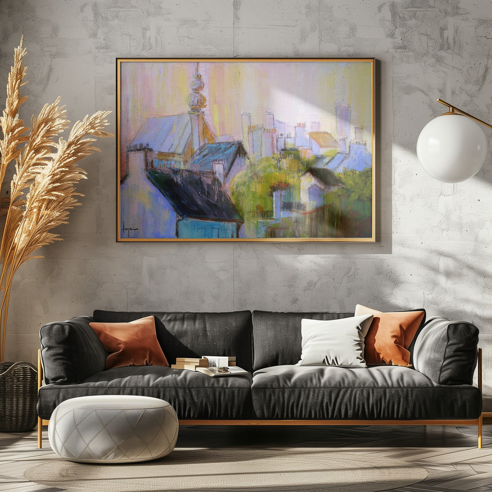 Zonsopgang in Parijs | Poster