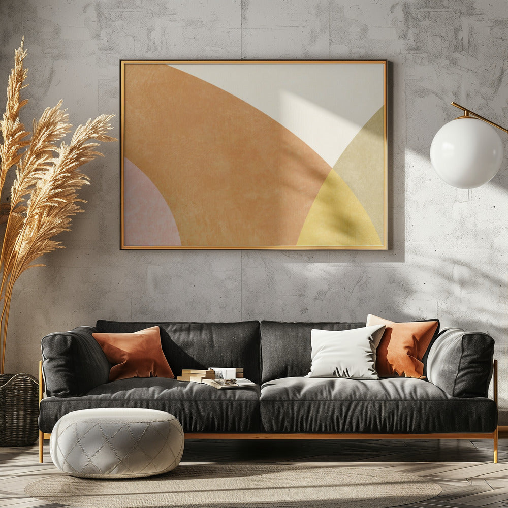 Aqua Shapes 3 Kopie | Canvas