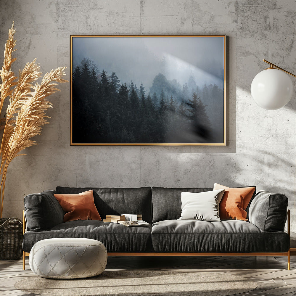 Mistige bossen 5 | Poster