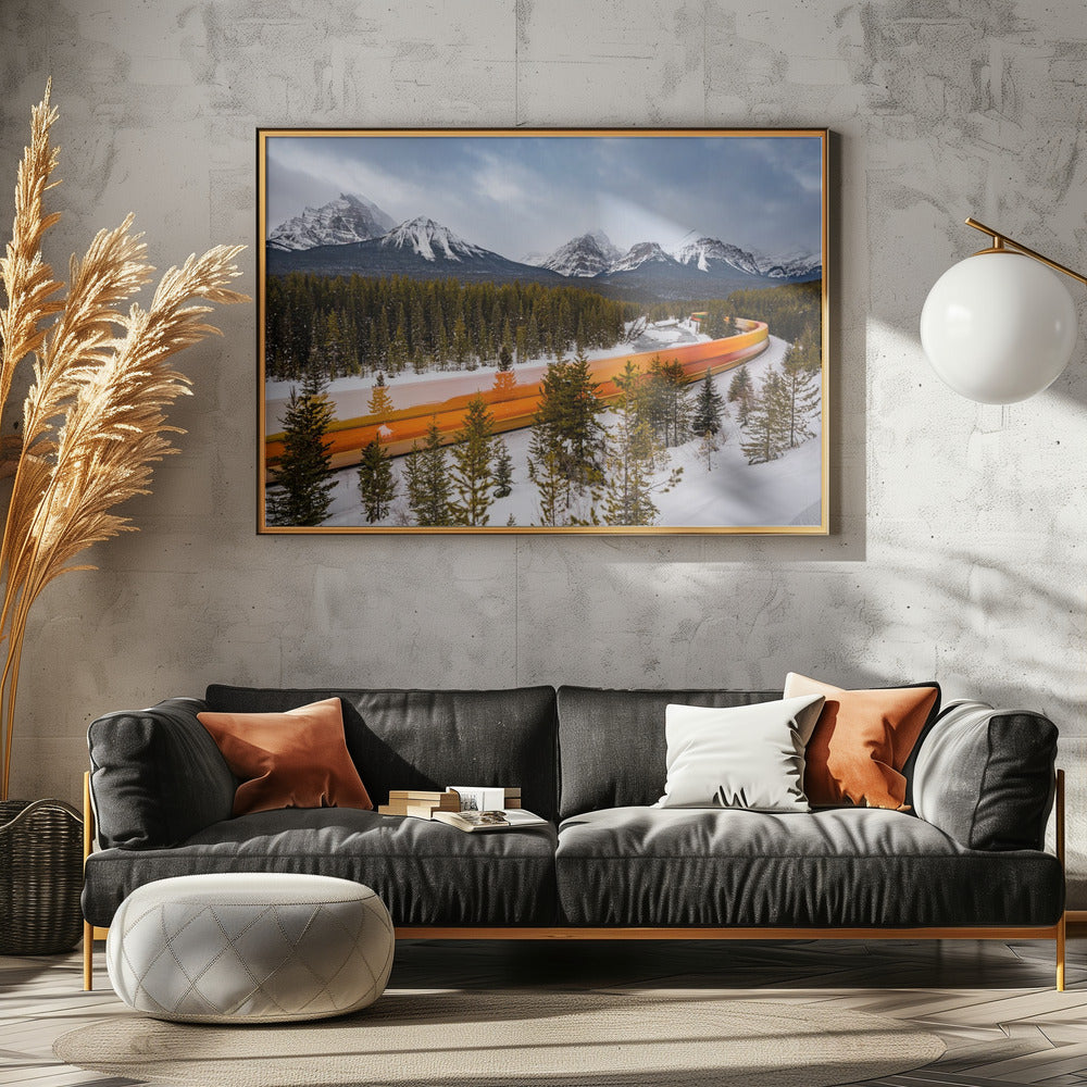Morant's Curve in de winter | Poster