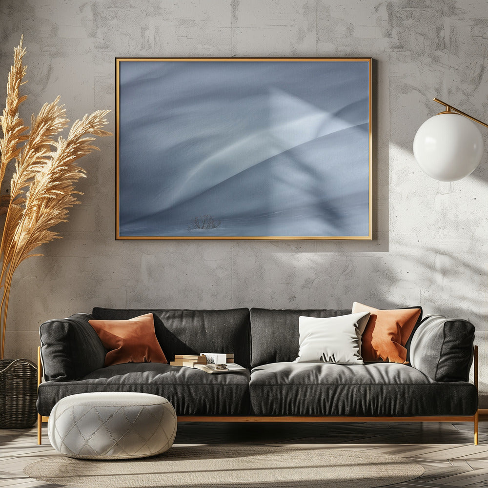 pistes in de winter | Poster