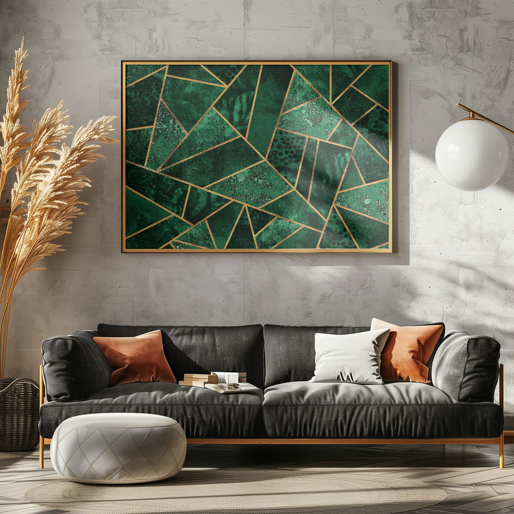 Diep Smaragd | Canvas