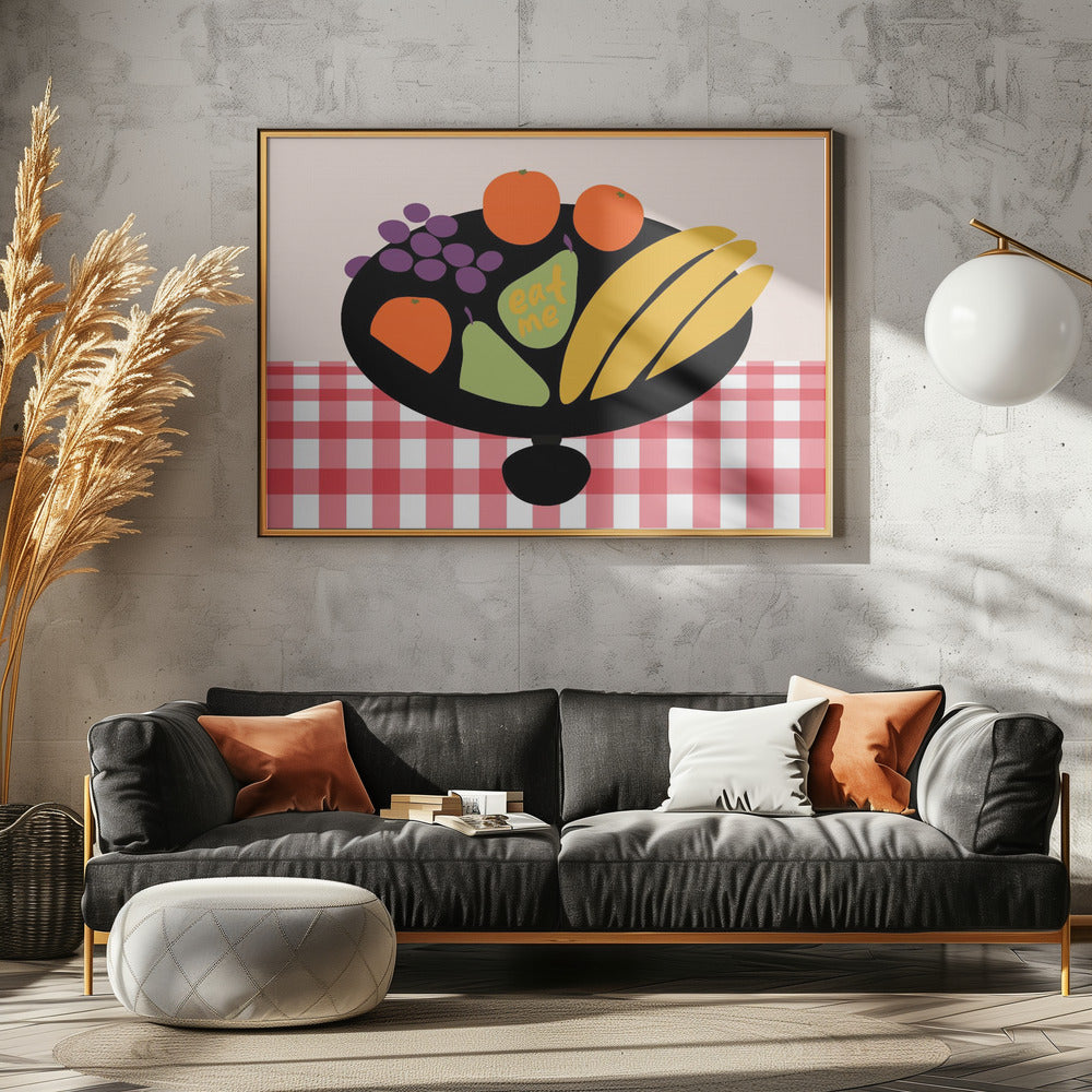 De fruitschaal (eet mij) | Canvas