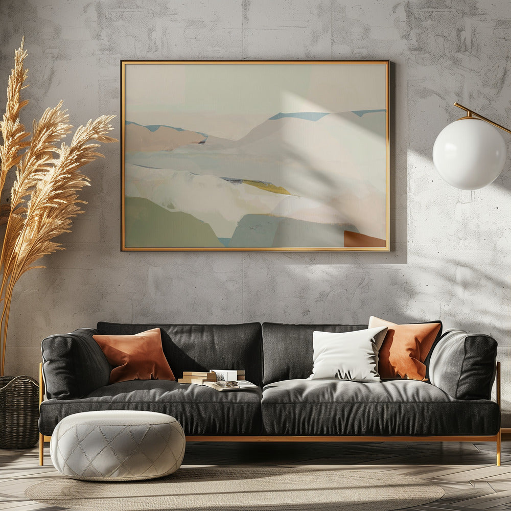 Kleurenblok Landschap 2 | Poster