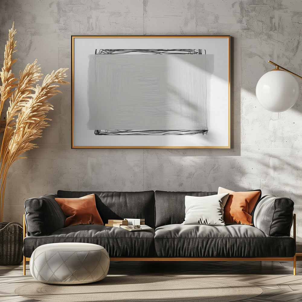 Gekrabbelde sereniteit | Canvas