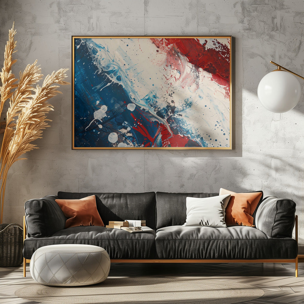 Rood Wit en Blauw | Canvas