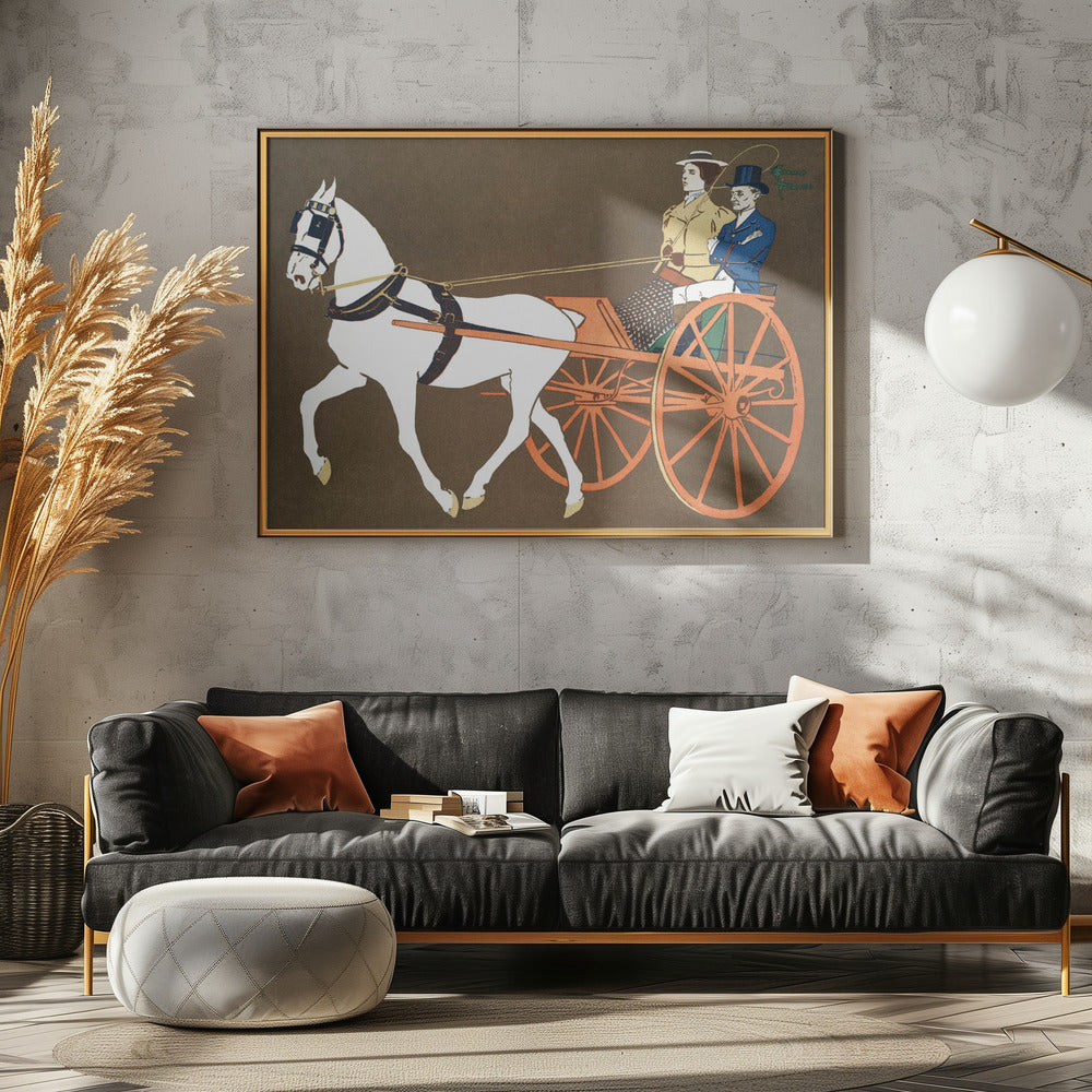 Women In Carriage (ca. 1890–1907) | Poster