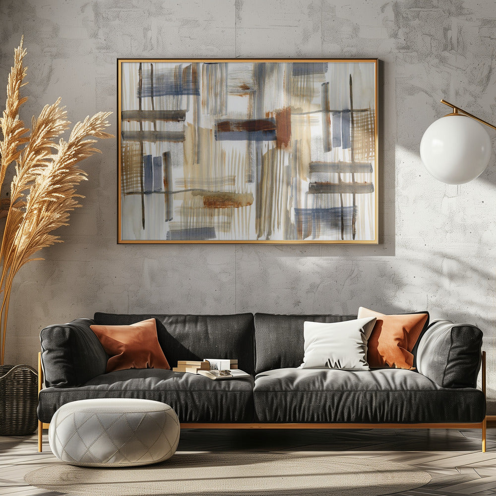 Earthtone Shapes 2 | Canvas