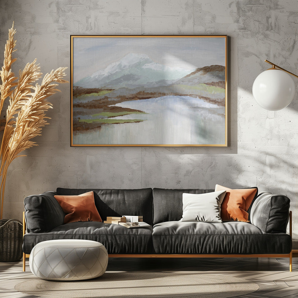 Besneeuwde Alp | Canvas