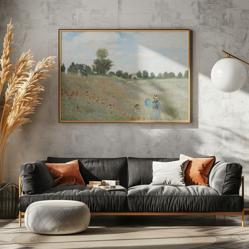 Poppy Field Near Argenteuil (1873) | Canvas