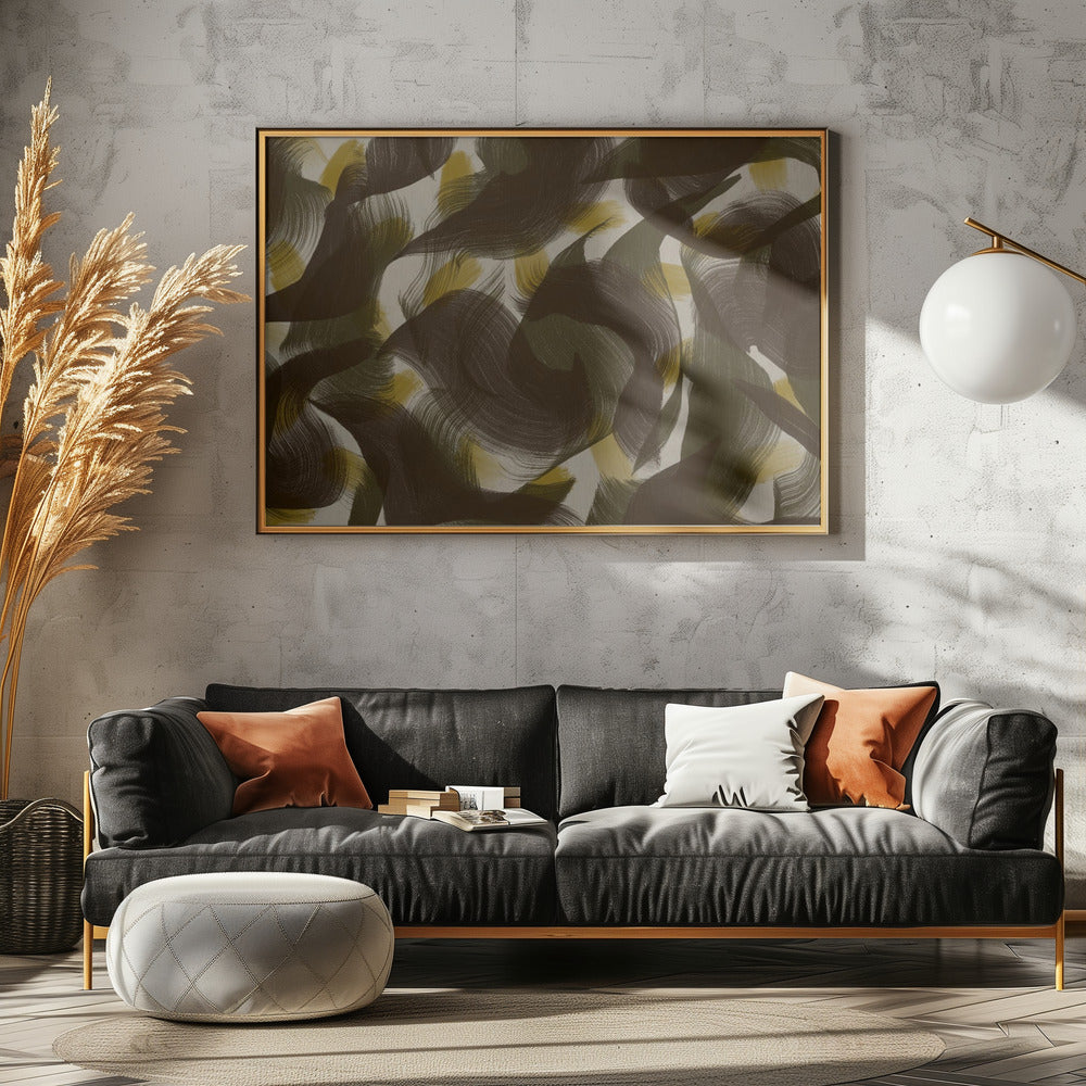 Wervelende aardtonen | Canvas