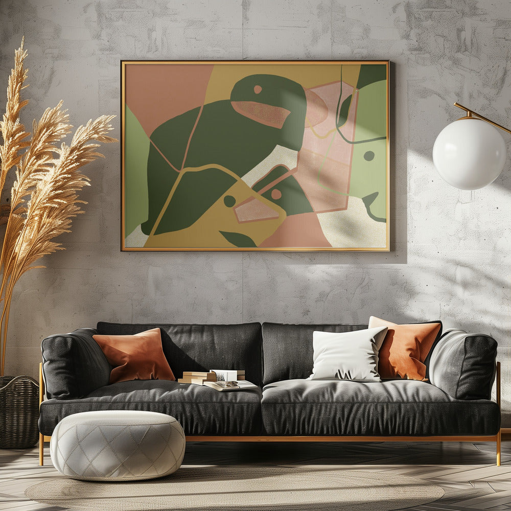 Abstract van verbeelding | Canvas
