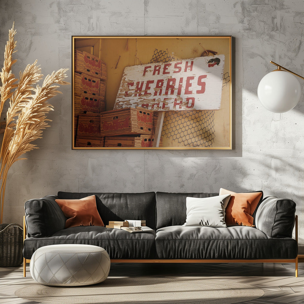 Verse kersen in aantocht | Poster