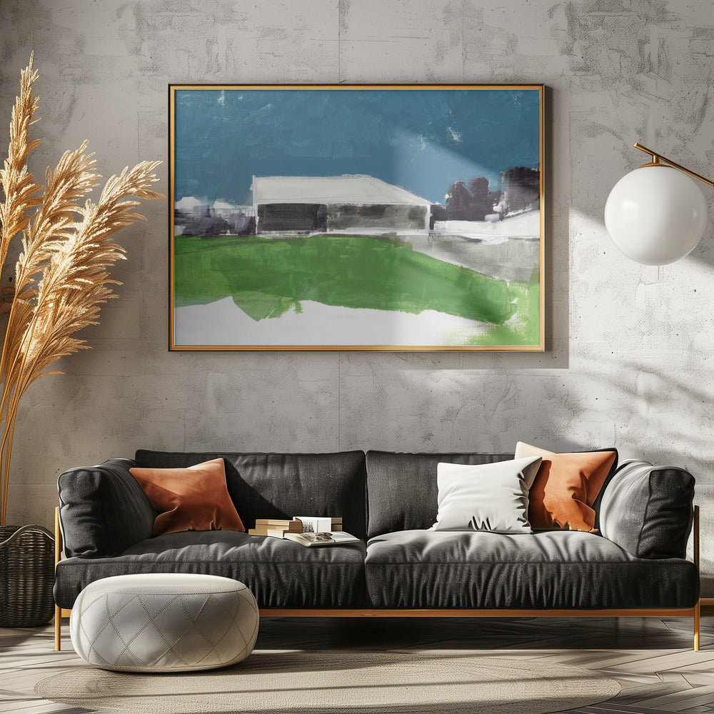 Barren Farm Barn Print nr. 3 | Poster