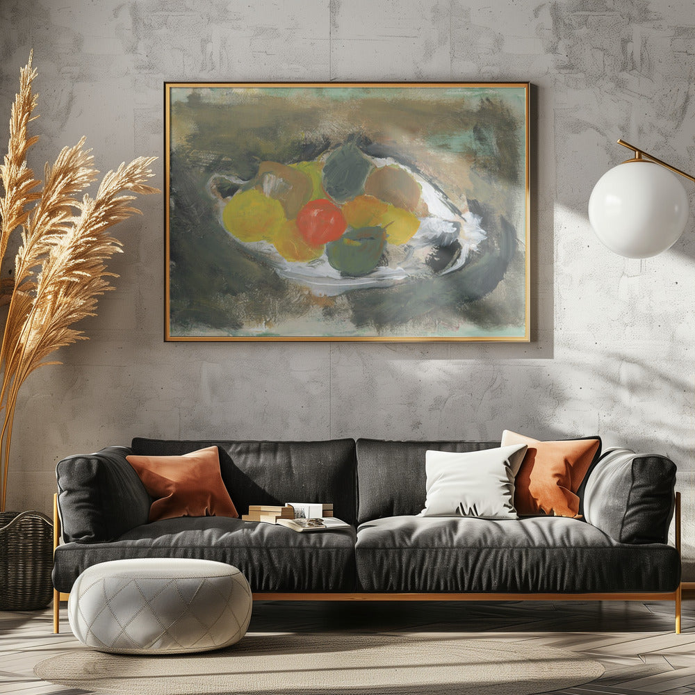 Agrumi su un piatto nr. 1 | Canvas